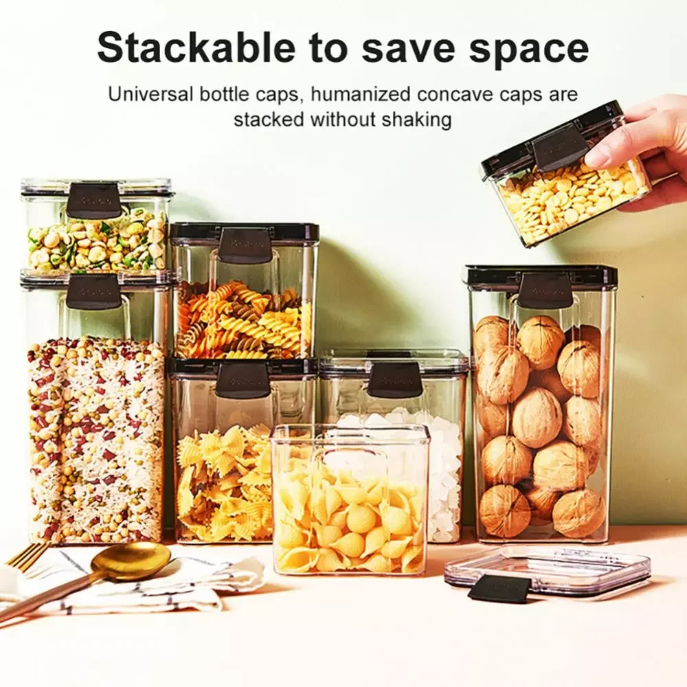 

700/950/1300ML Food Storage Container Plastic Kitchen Refrigerator Noodle Box
