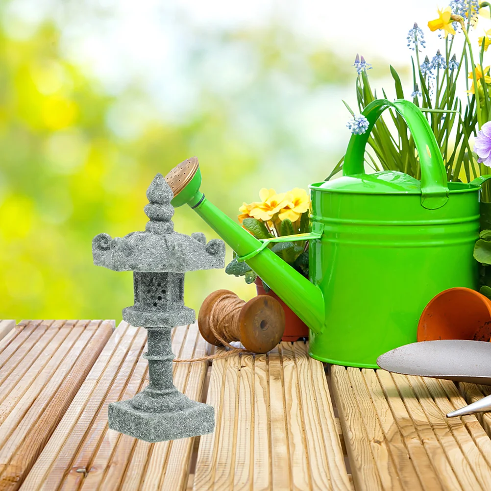 2 шт. японская башня световое украшение дзен-сад мини-модель-пагода уличная