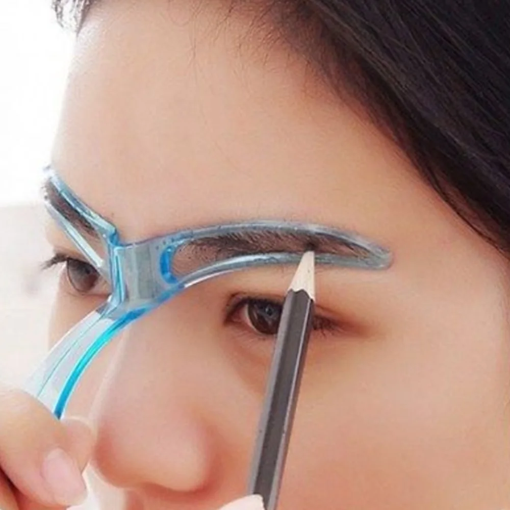 

MAX 1 Pc Beauty DIY Easy To Use Wing Shape Eyebrow Shaper