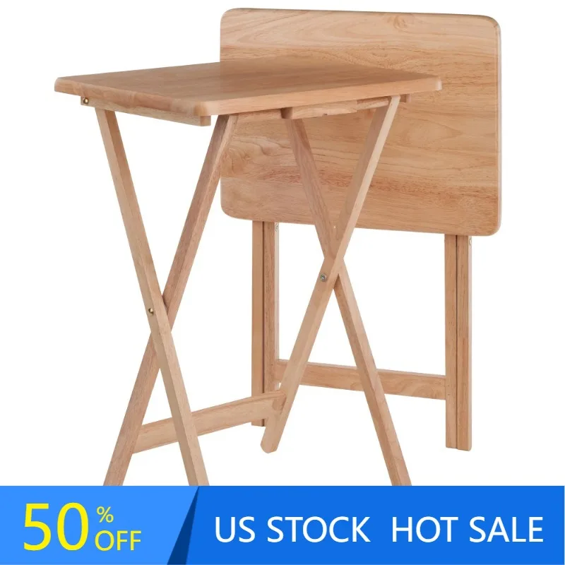 

Столы для закусок Wood Alex, 2 шт., Естественная отделка