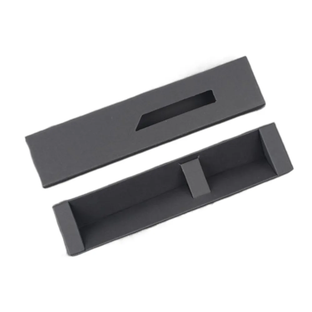 

Ящики 200 шт., коробка из крафт-бумаги с прозрачным матовым окошком, косметический подарок, коробка для ручек и кистей