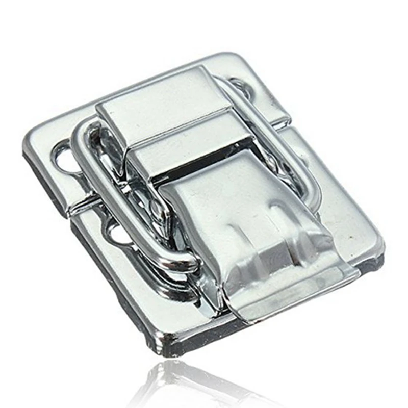 

6X Metal Snap Finish Suitcase Suitcase Lock 30X43mm Silver