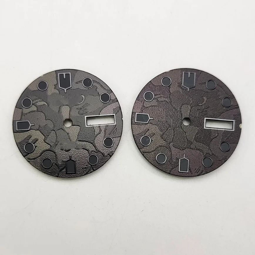 28.5MM Watch Dial Watch Accessories Black Dial for Japanese NH36/4R36 Movement Watch Accessories