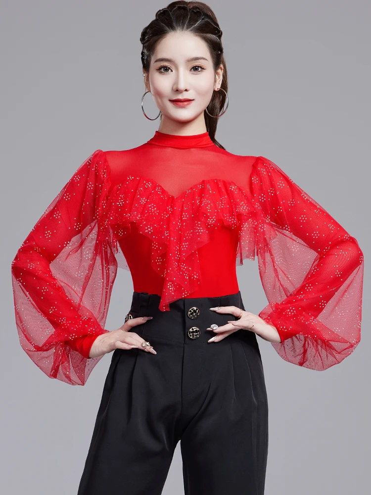 2024 новый купальник для латинских танцев женщин/девочек/женщин сексуальный