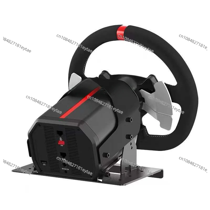PXN-V10 Force Feedback Racing Game Aiming Wheel 900 Degree Compatible with PC Computer