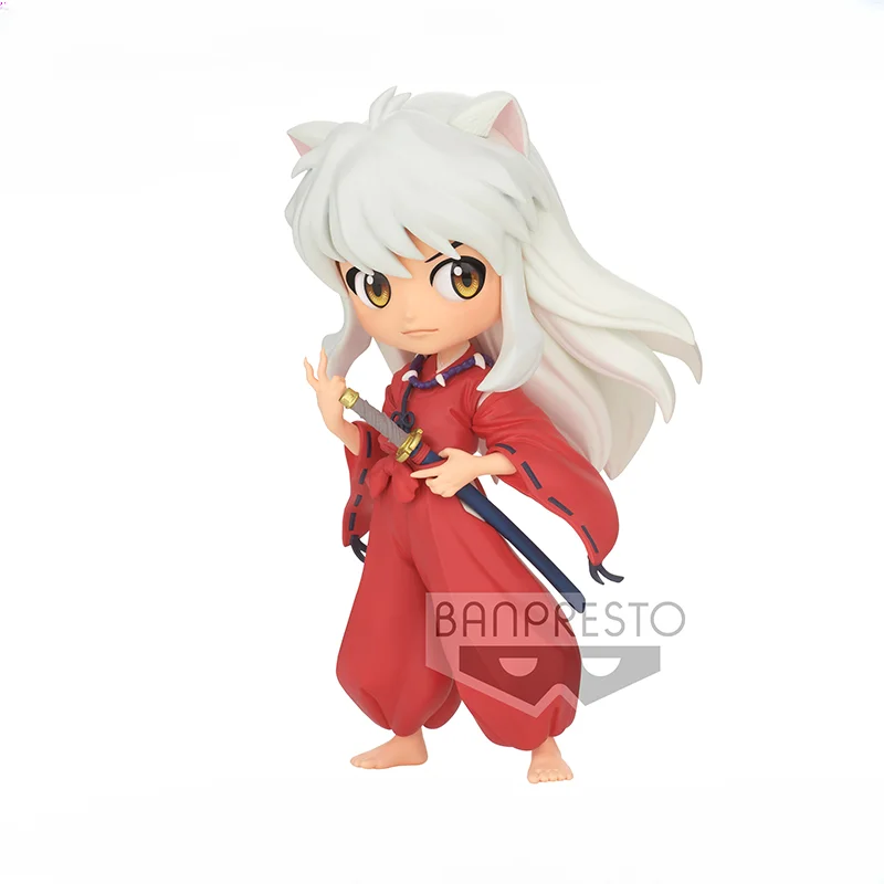 

PVC Bandai Anime Inuyasha Figure Q Posket VerA Inuyasha Higurashi Kagome Action Figure Model Toys Kids Gifts Collectible Model