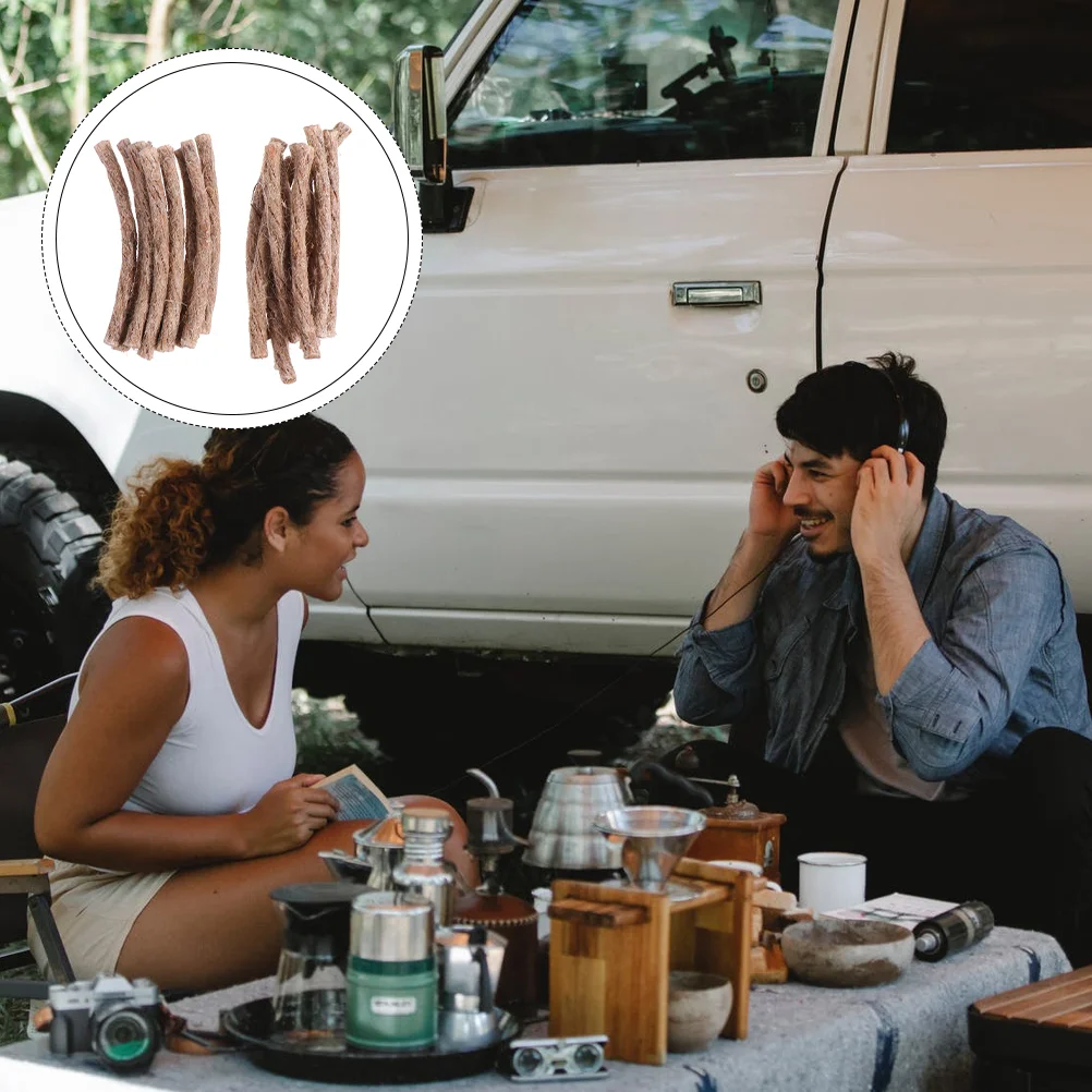 Kindling Hiking Fire Starter Кемпинг Стартеры Веревка Survival Wick Зажигалка Шнур