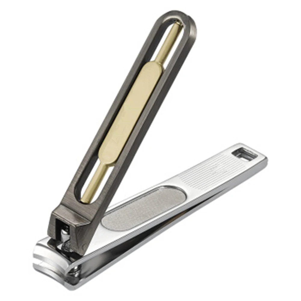 

Manicure Tool Fingernail Ergonomic Nail Clippers Flat Head Scissors Carbon Steel Adult Toenail Trimmer Cutter Large Professional