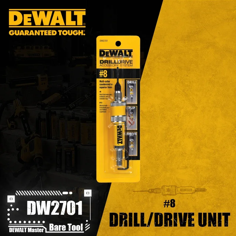 DEWALT набор сверл/приводных блоков DW2700 DW2701 DW2702 6 мм, 8 мм, 10 мм