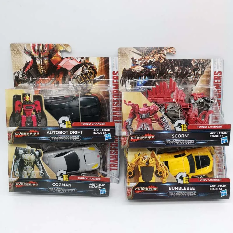 

Original Genuine Hasbro Transformation 5 Fast Car Cogman Scorn Autobot Drift Optimus Prime Megatron Bumblebee models Toys Gift
