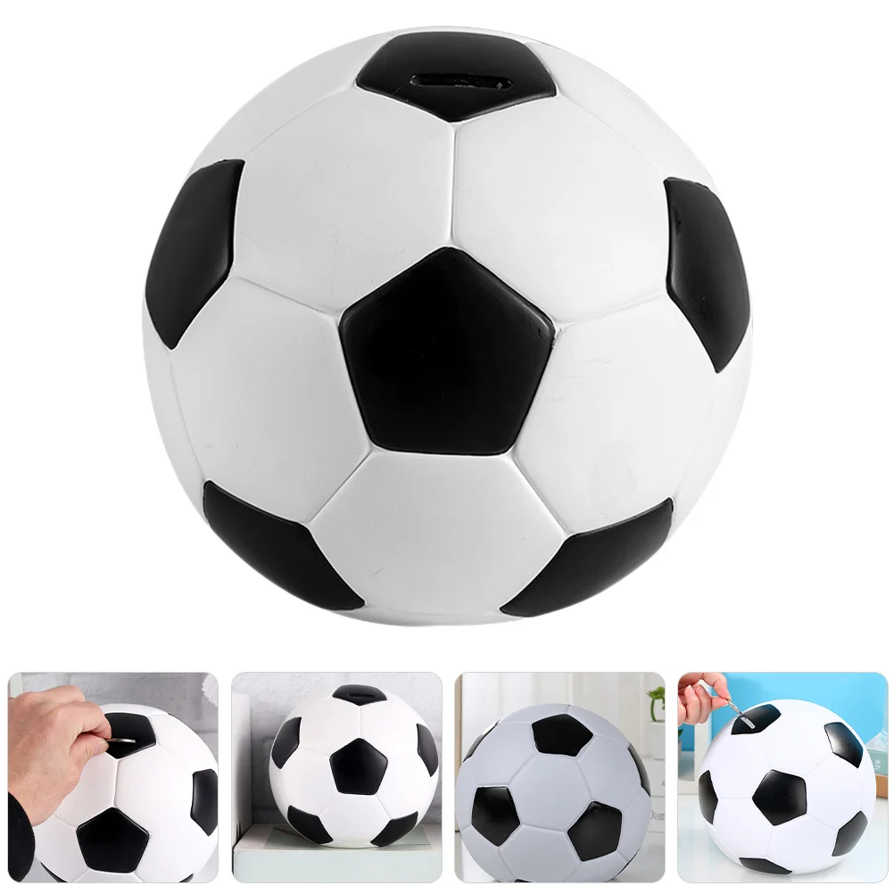 Копилка в виде футбольного мяча копилка для хранения денег милая небьющаяся