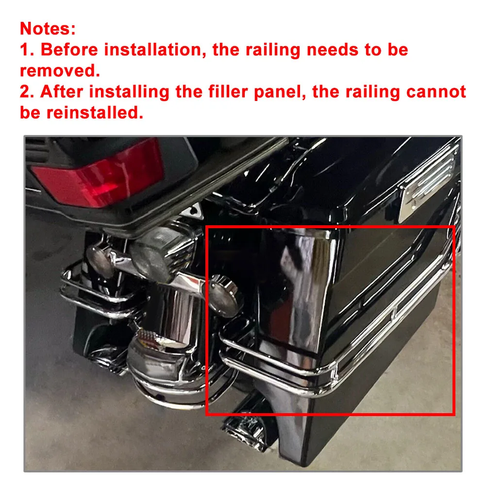 Наполнительные панели для заднего крыла мотоцикла Harley-Davidson Touring 2009 2010 2011 2012