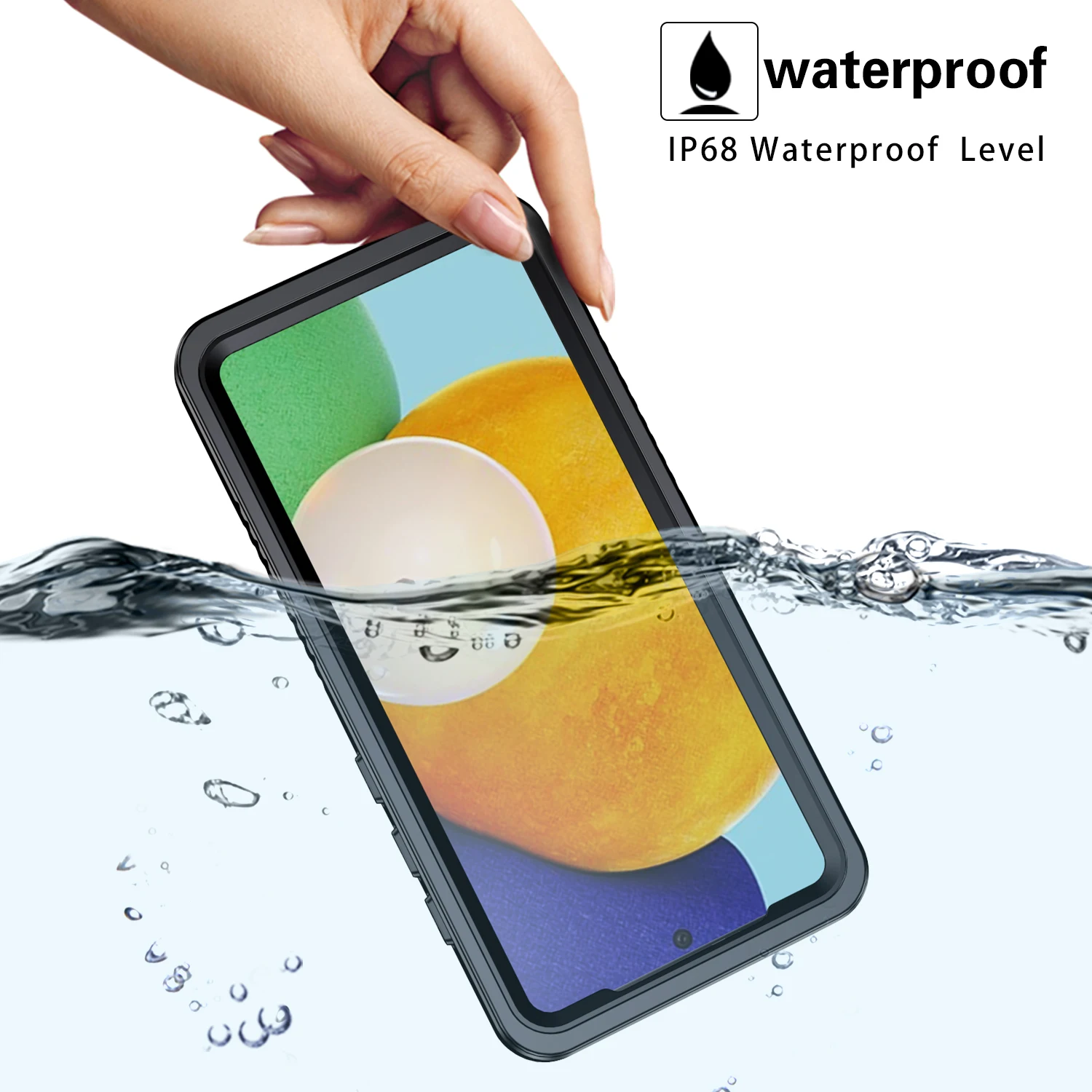Ip68 Waterpredpepper Waterproof Case For Samsung Galaxy A72 5g 4g Shockproof Snorkelling Underwater Case Cover Built-in Screen