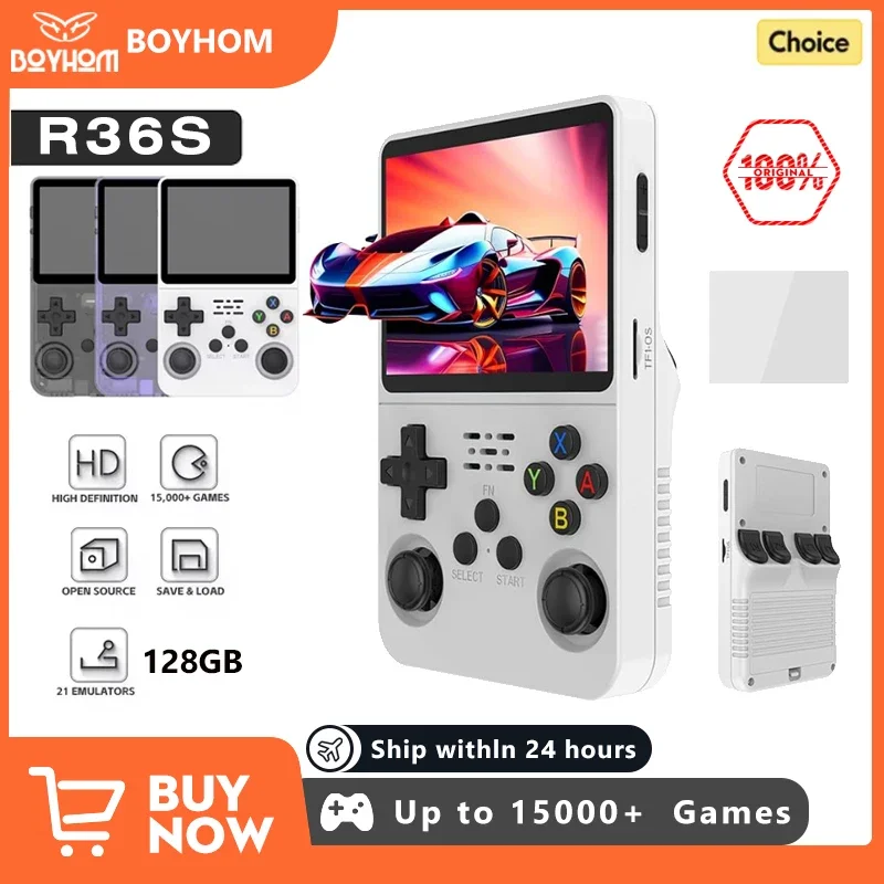 R36S Ретро Портативная Игровая Консоль 128 ГБ 3