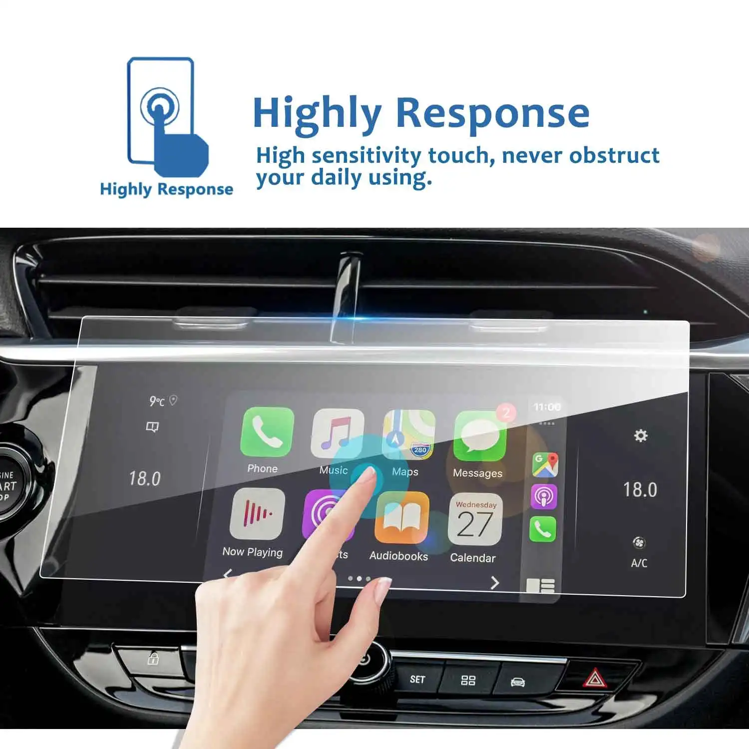 Для Corsa-e/Corsa F MY20 2020 10-дюймовый экран GPS-навигации фото Авто стикер аксессуары для интерьера