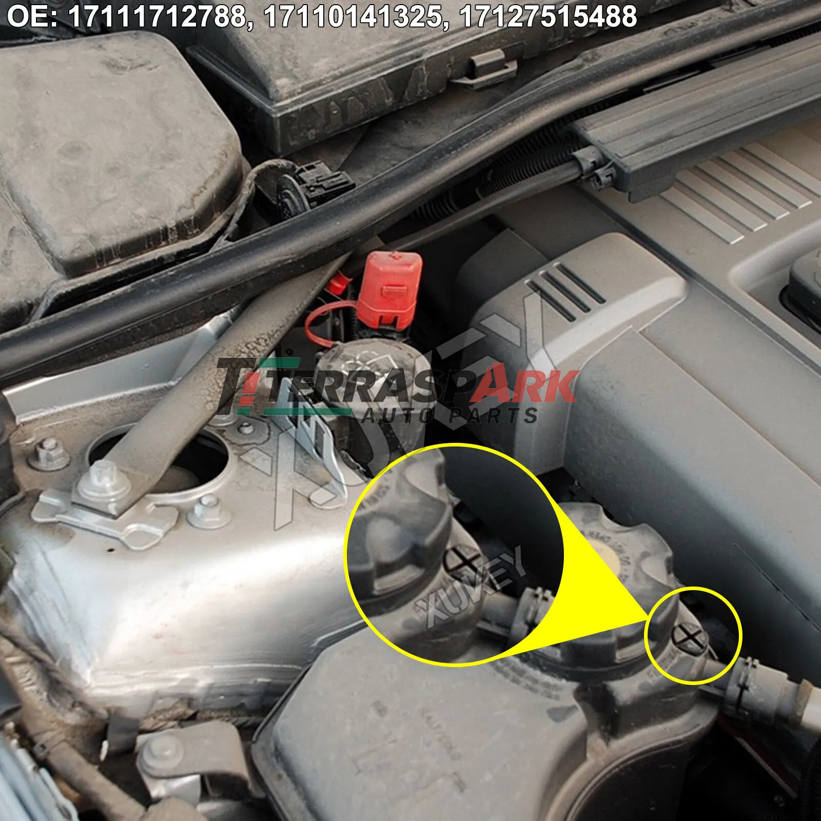 4 шт. вентиляционные заглушки радиатора (с винтами) для BMW E38 E36 E34 E46, артикул 17111712788 (art.: 3920dca759873) - 3920dca759873