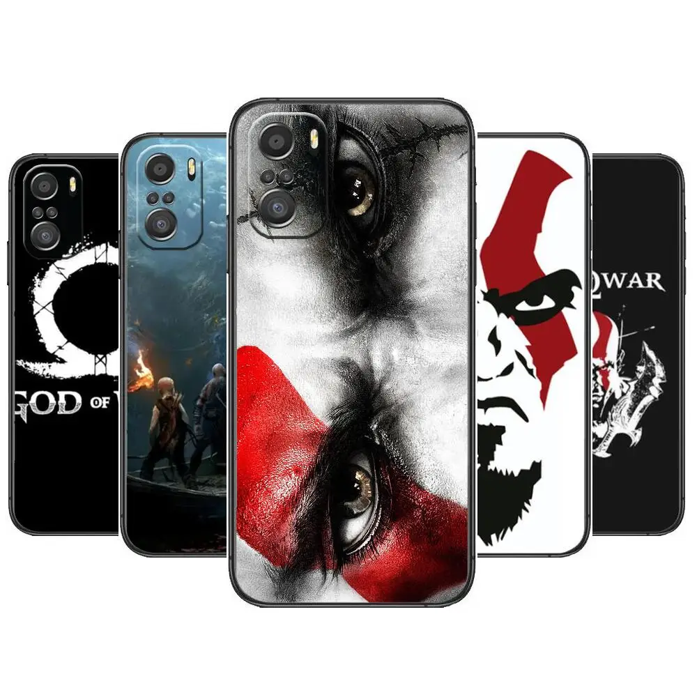 

God of War Phone Case For xiaomi mi 11 Lite pro Ultra 10s 9 8 MIX 4 FOLD 10T 5g Black Cover Silicone Back Prett