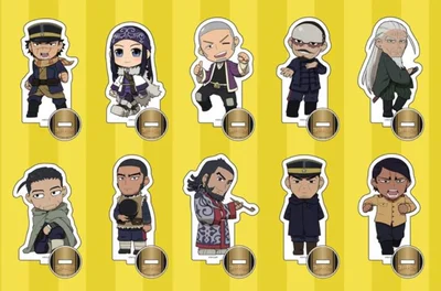 Мини-фигурка аниме Золотой камий кукла Sugimoto Saichi Kochobe Asuko Asirpa маленькая акриловая