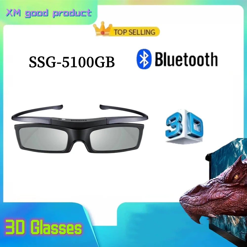 

3d-очки с активным затвором Bluetooth для Samsung, запасные 3D-очки для Sony, Panasonic, TV, Epson, RF, ELPGS03