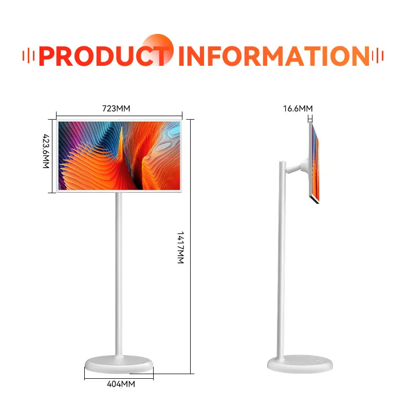 Мониторы с сенсорным экраном JCPC 6 ГБ + 128 память большой емкости BestieTV напольная