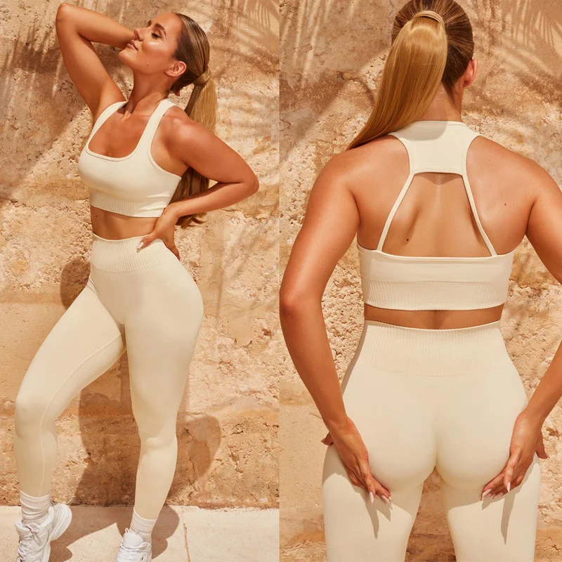 

Gym Yoga Suit Women Sports Clothing Sport Tights Seamless Shorts Tracksuit High Waist Leggings Sport Bra Sportswear Yogas Set