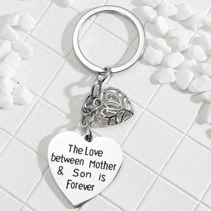 Брелок Hellow с подвеской в виде сердца для женщин простой мужской брелок надписью