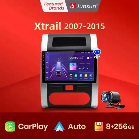 Junsun V1pro 8 + 256 ГБ 2 din Android авто радио для Nissan Xtrtail T31 2007-2015 автомобильное радио мультимедиа GPS трек Carplay 2din