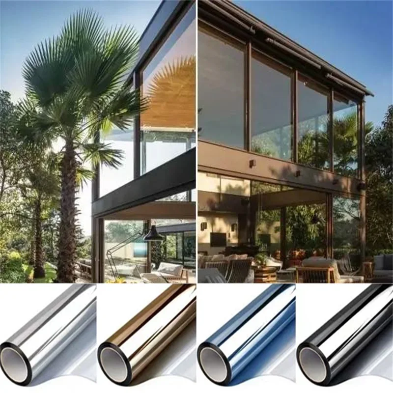 

Window Sun Blinds Sunshade House Parasol House Film Heat Insulation Protection Film Privacy Film Protection Movie Covering Film