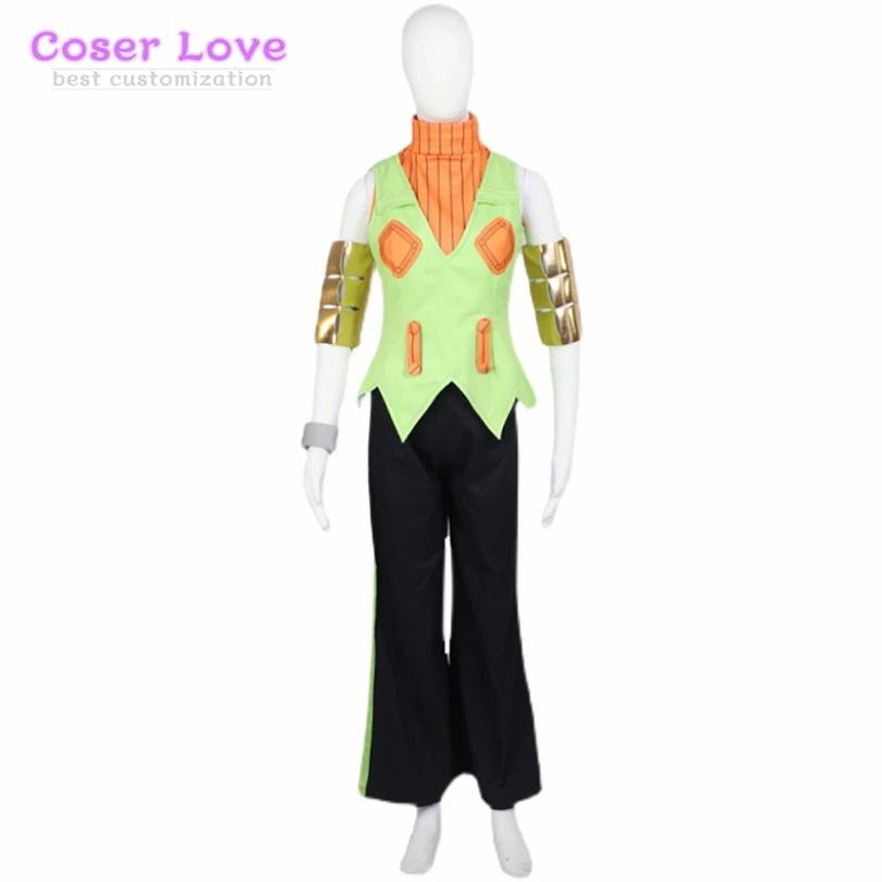 

JoJo's Bizarre Adventure Stone Ocean Hermes Costello Cosplay Costume for Halloween Christmas Party Carnival Costume