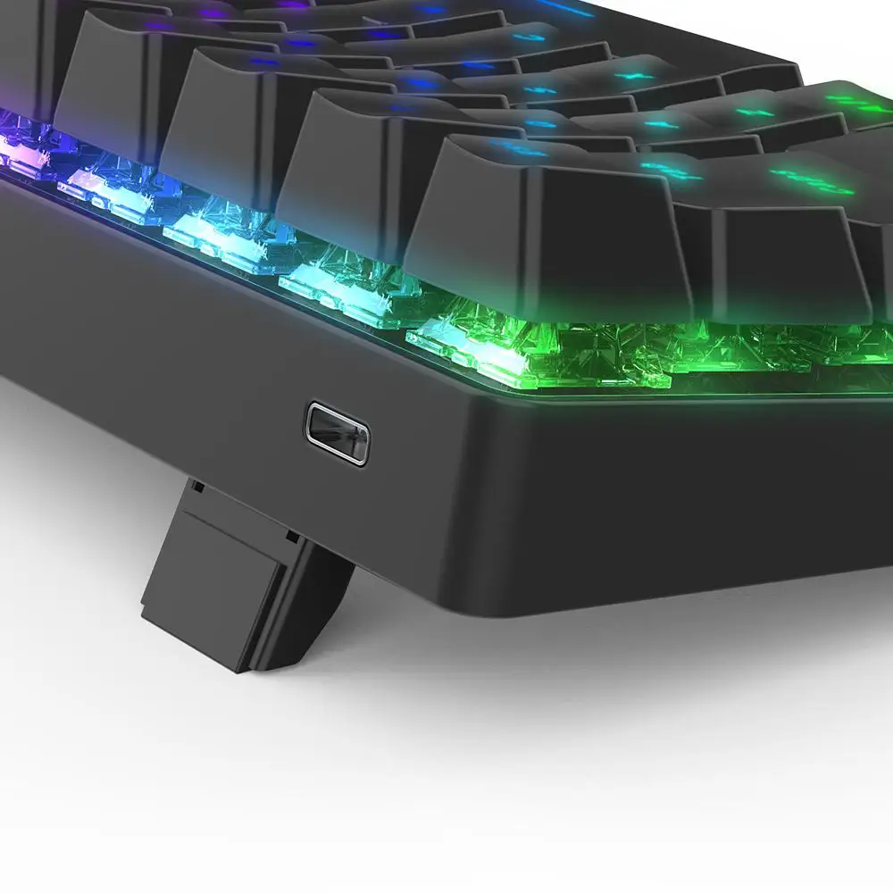 Беспроводная механическая клавиатура BlitzWolf с bluetooth игровая разъемом Type-C