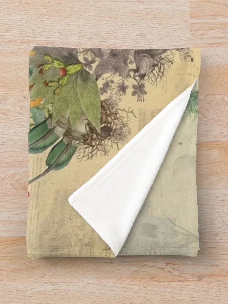 Фантастическое Ботаническое одеяло декоративные диваны роскошные брендовые