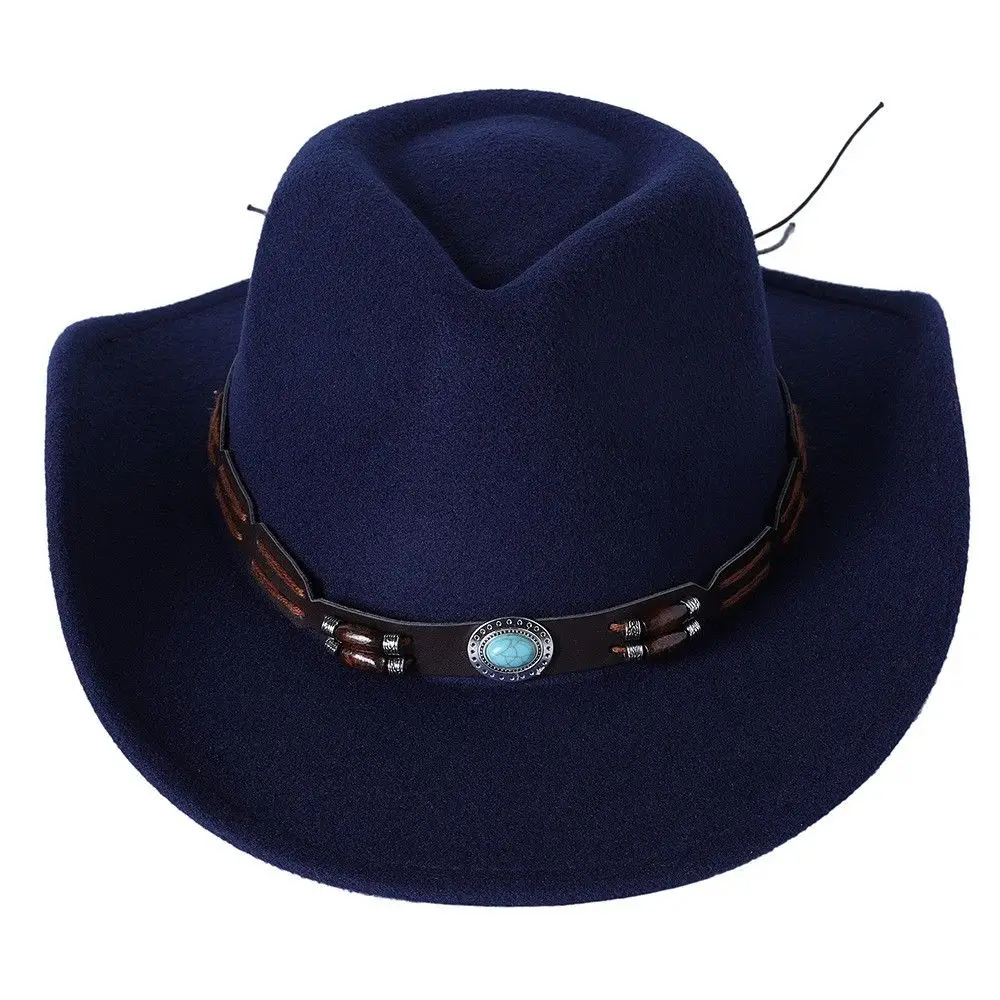 

Аксессуары для мужчин и женщин, бирюзовая ковбойская шляпа в западном стиле, уличные мужские кепки, бесплатная доставка