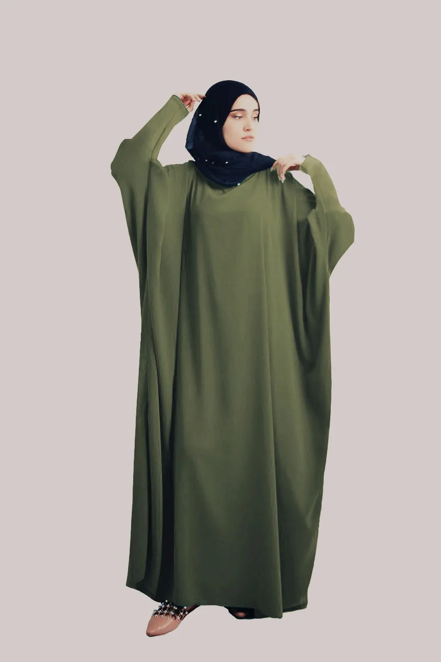 

Eid Dubai Prayer Garment Dress Muslim Women Gown Abaya Jilbab Hijab Long Khimar Ramadan Djellaba Abayas Islamic Clothing Niqab