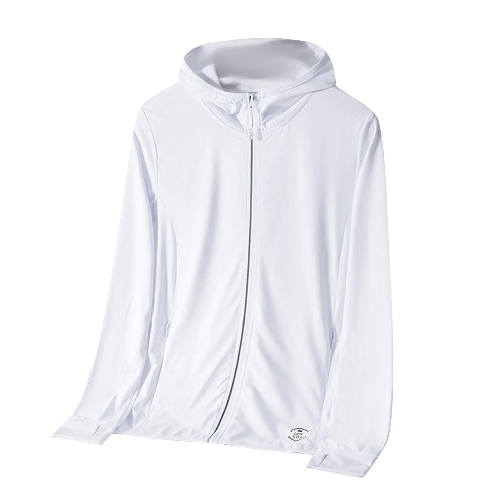 Женская тонкая ветровка с капюшоном летняя дышащая куртка защитой от