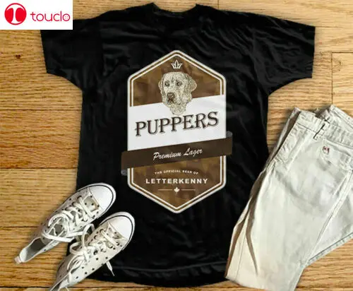 

Letterkenny Puppers Premium Lager Beer Unisex T Shirt S-5Xl Vintage Men Gift Tee Unisex Women Men Tee Shirt