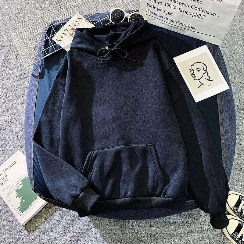 

Long Sleeved Autumn Sports Hoodie Solid Casual Sweatshirt Women Fashion Color Hooded Pullover