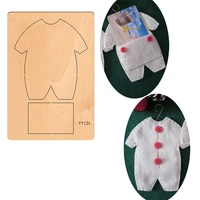 wooden die cutting clipboard craft clothes card containing knife mold is compatible with most manual die cutting