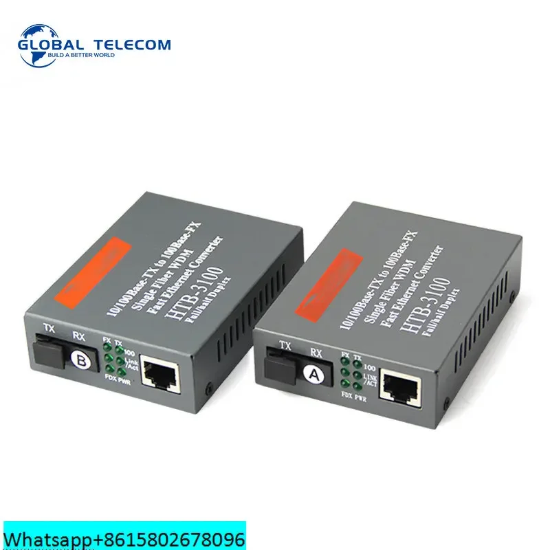 Ethernet-медиа-конвертер 2 порта 4 RJ45 A/B