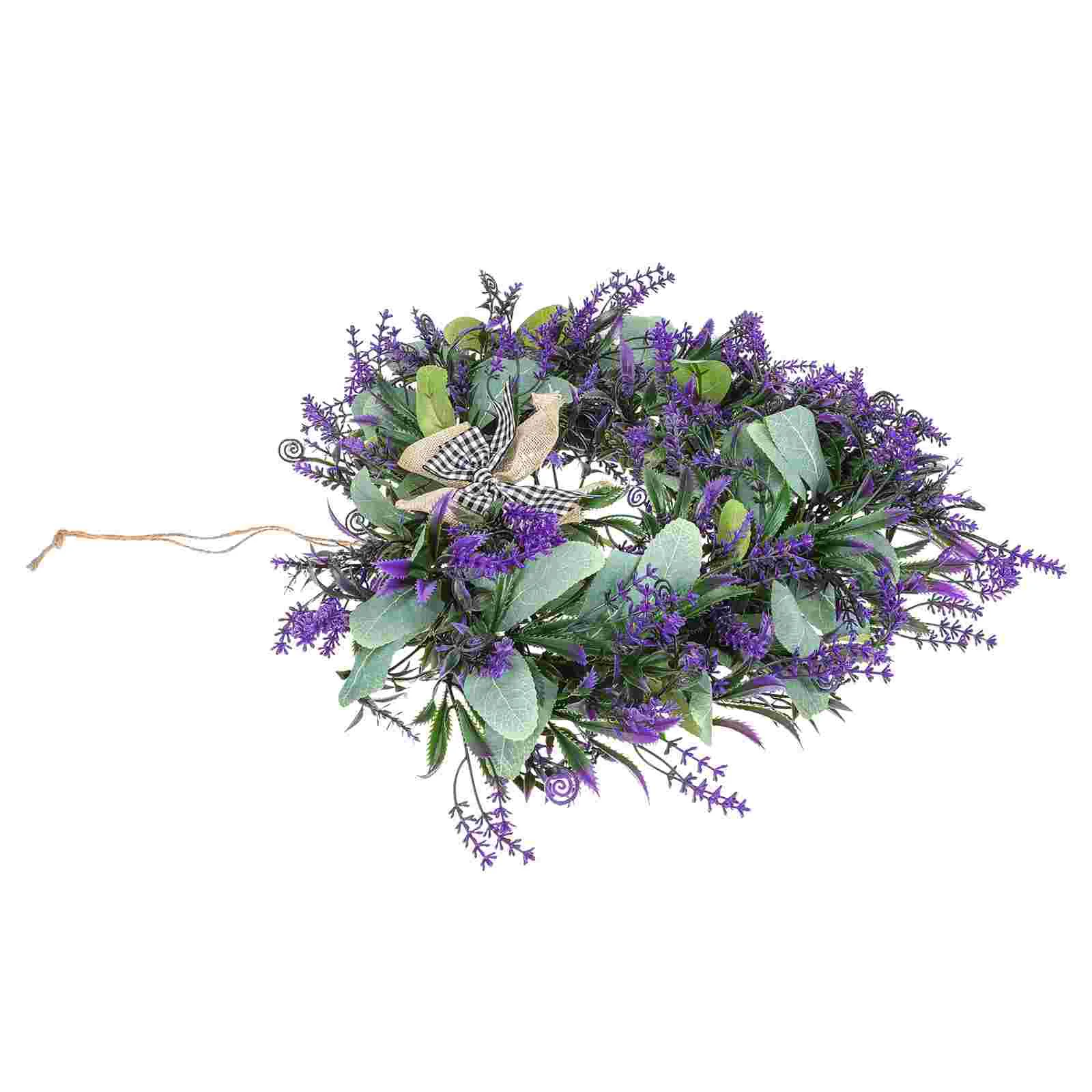 

Wreath Heart Door Lavender Valentine Day Flower Front Wreaths S Purple Garland Artificial Shaped Floral Sign Spring Decorations