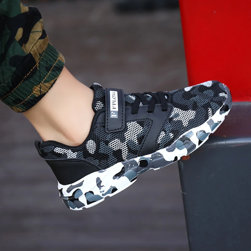 SENAGE Summer Mesh Breathable Boys Running Shoes Kids Sport Shoes Non-slip Comfortable for Girls Sneakers Outdoor Basket Sneaker