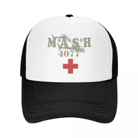 punk mash 4077th baseball cap trucker hat men women adjustable sun hats outdoor snapback caps