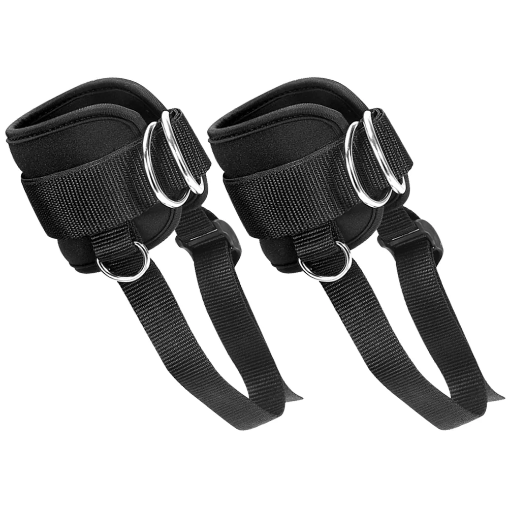 

Strap Wrapped Ankle Bind Buckle Multi-functional Workout Straps Adjustable Polyester Attachment Fitness Ring Tool Dumbbell Foot