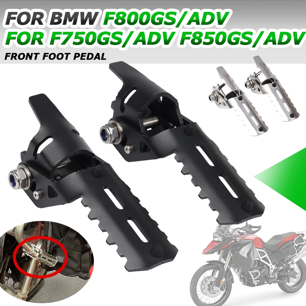 

For BMW F800GS Adventure F 800 750 850 GS F800 GS ADV F850GS F750GS Motorcycle Accessories Front Foot Pegs Rest Footrests Clamps