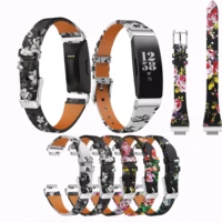 fashion replacement sport leather band bracelet watch band wrist strap new sport smart accessories for fitbit inspireinspire hr