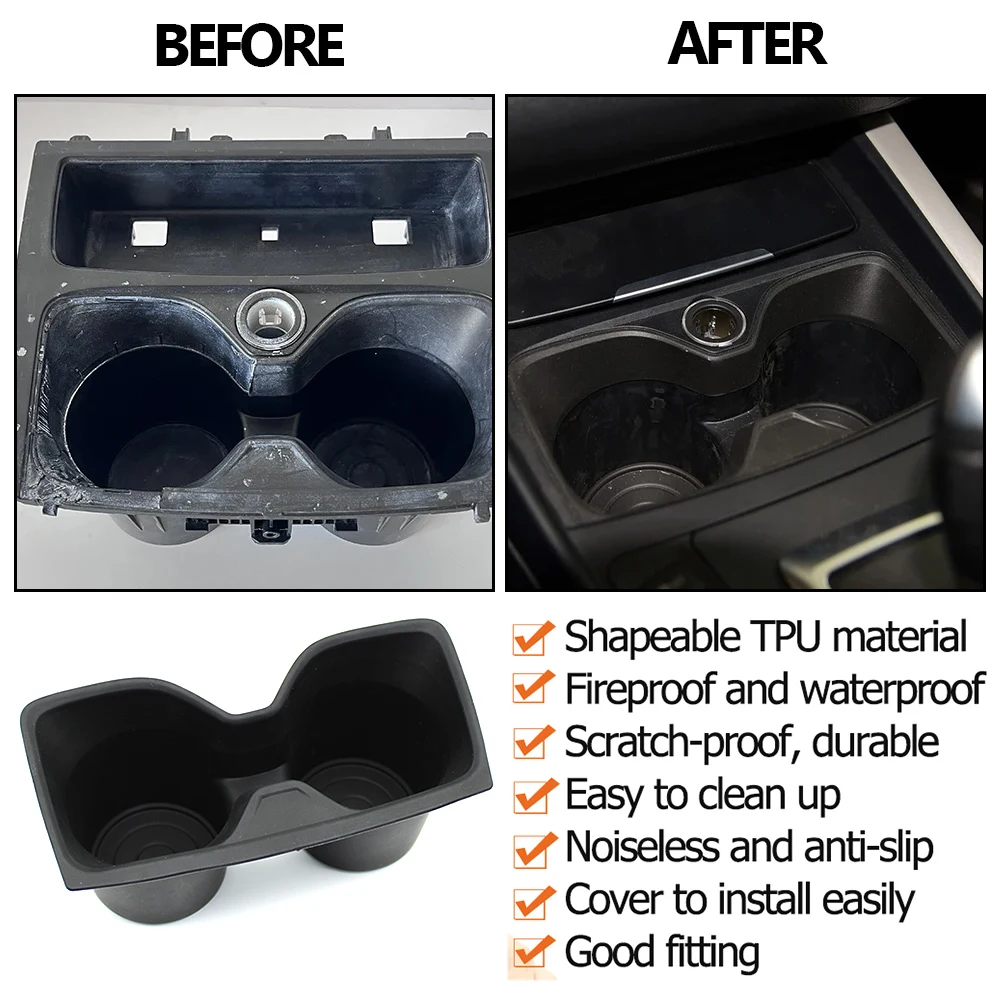 Центральная консоль автомобиля держатель для воды и напитков вставка съемная