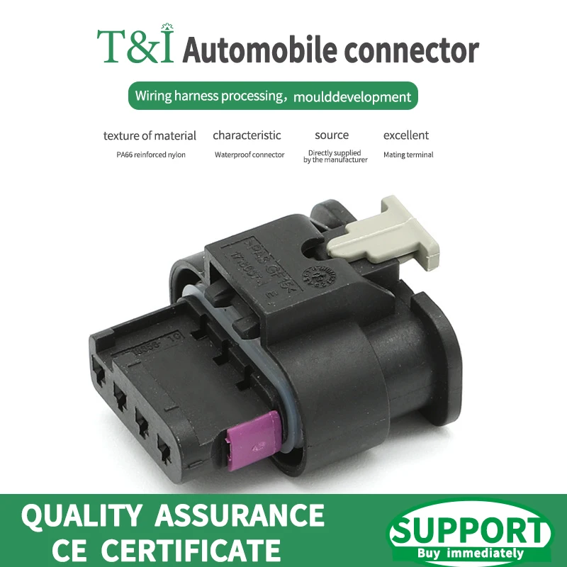 

5/10/100 Sets TE Type Automobile Intake Pressure Sensor Reversing Radar Waterproof 2/3/4/5/6P Plug Connector 1670916/1718645-1