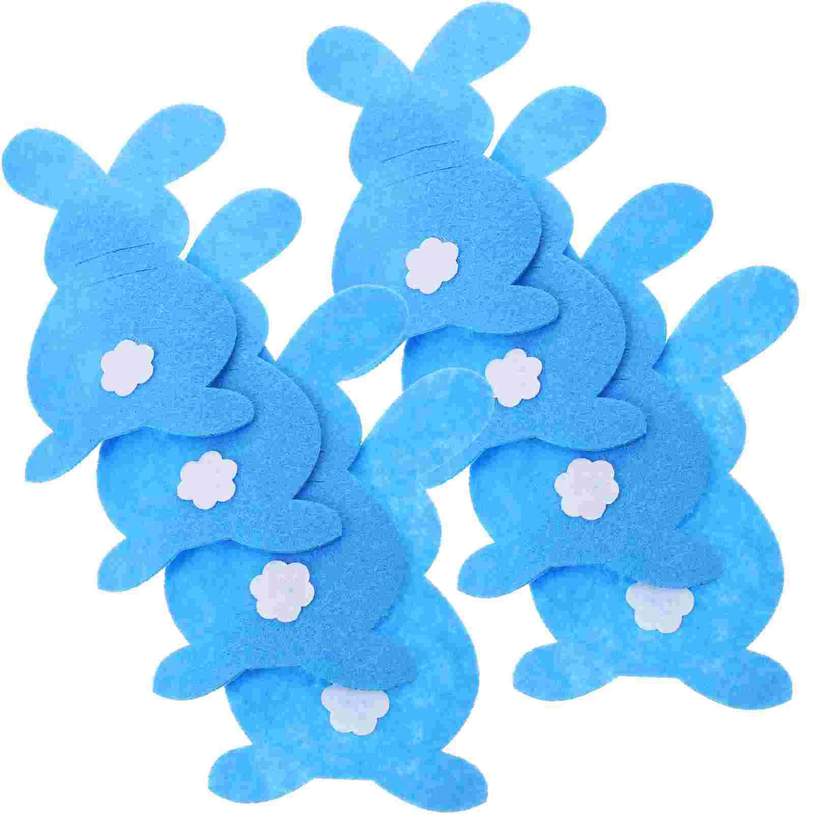 

Easter Holder Cutlery Silverware Tableware Holders Rabbit Decoration Forks Flatware Pocket Bat Bunny Fork Party Pouch Banquet