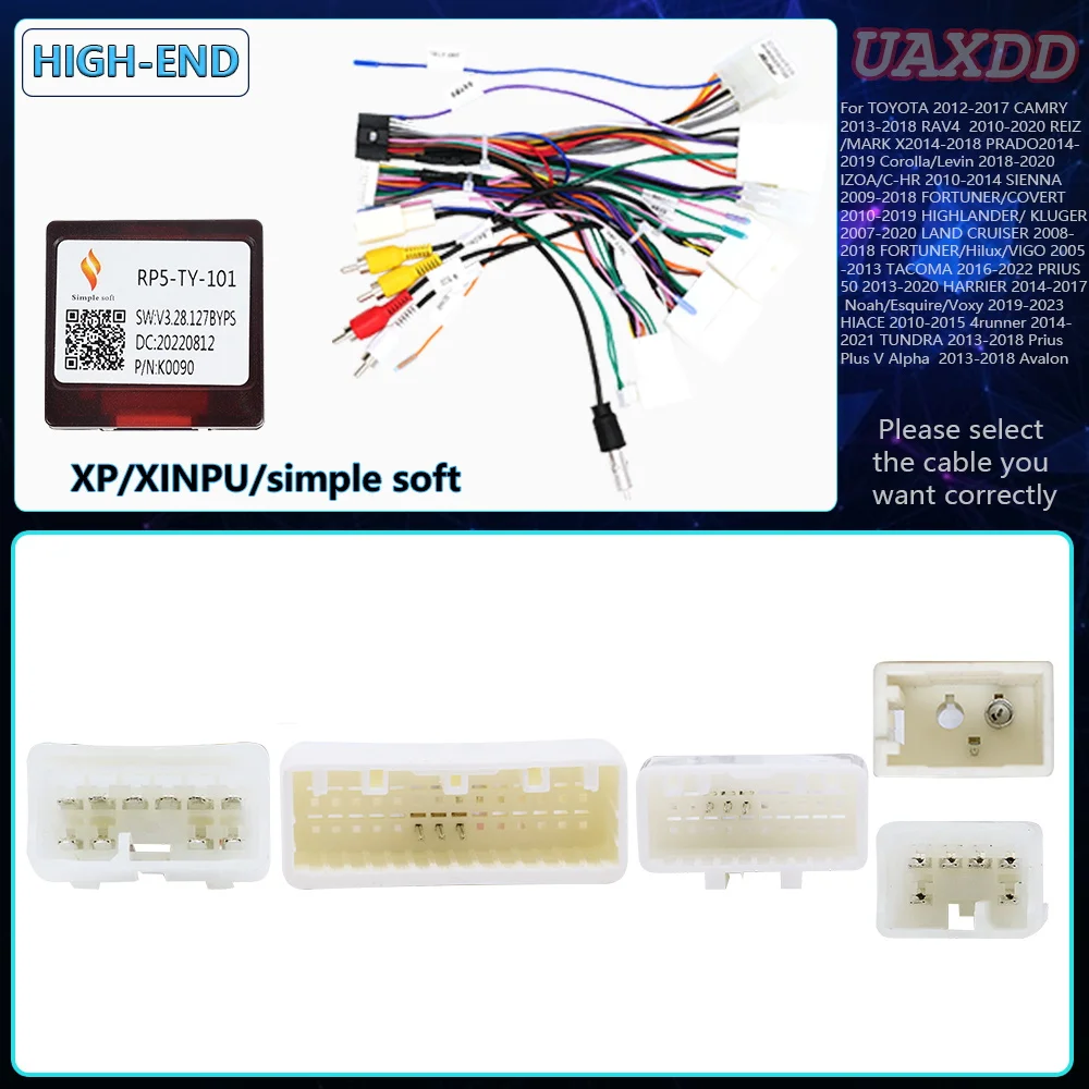 

Жгут проводов для TOYOTA XP CANBUS AVALON ALFA COROLLA CAMRY RAV4 PRADO Land cruiser VIOS HIGHLANDER PREVIA HIACE TUNDRA Hilux