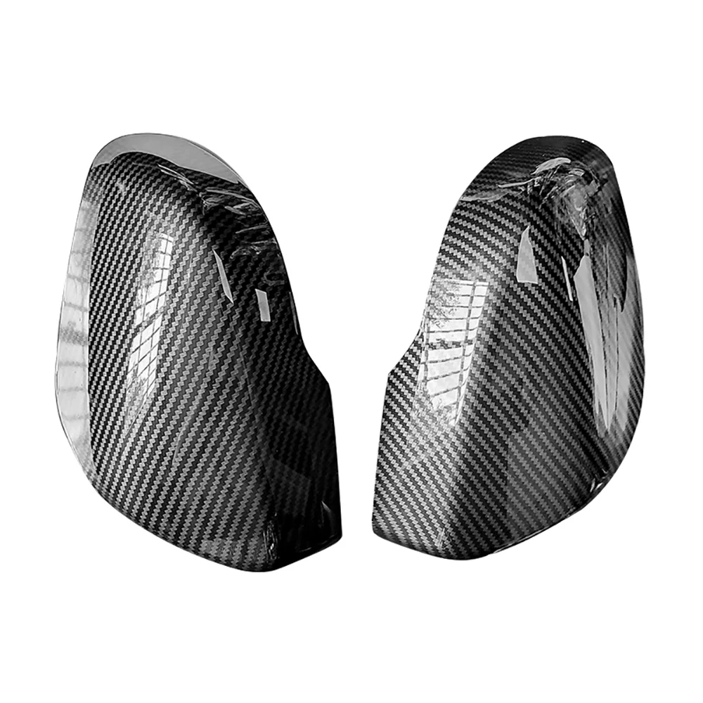 

Carbon Fiber Car Rearview Mirror Cover Trim with Rain Eyebrow Blind Corner for Subaru Forester XV Outback Legacy 2018+