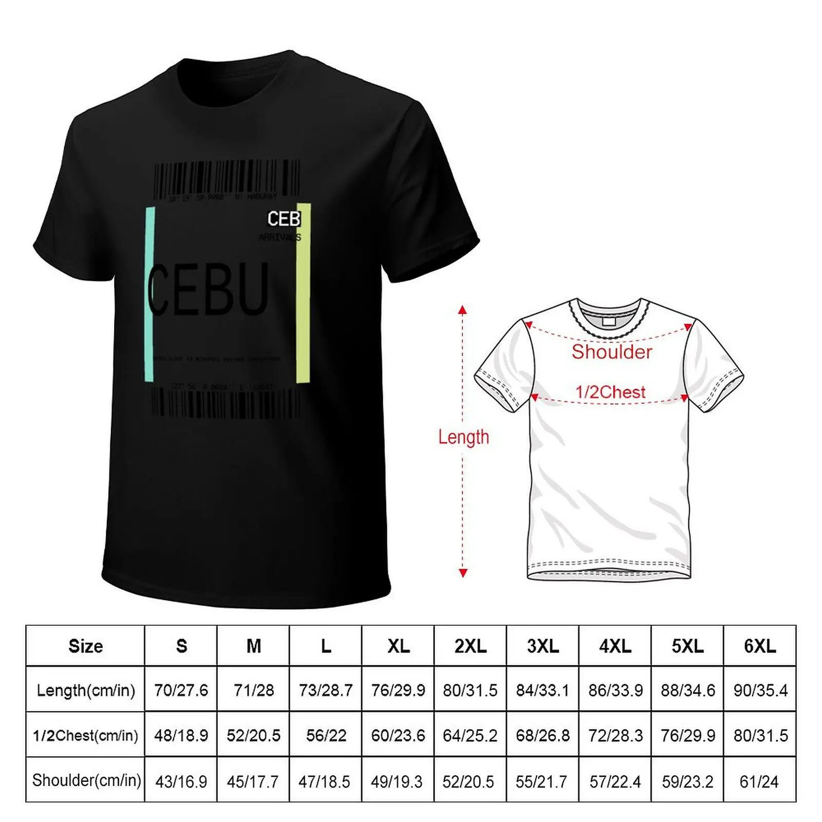 Футболка CEBU PLANE TICKET PHONE CASE FILIPINO, одежда в стиле хиппи, животный принт для мальчиков, черная уличная одежда, футболки для мужчин, упаковка (art.: 3920ca709f481) - 3920ca709f481